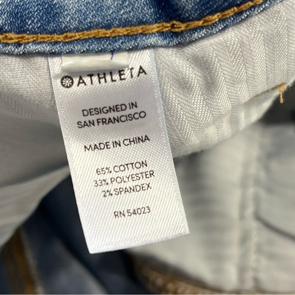 Athleta Skulptek Slim Zion Wash Jeans Size 4 - Picture 11 of 11